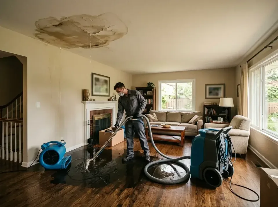 attic-pipe-burst-ceiling-drip-008 — frequently asked questions, Water Damage Restoration & Carpet Care in Deephaven, MN